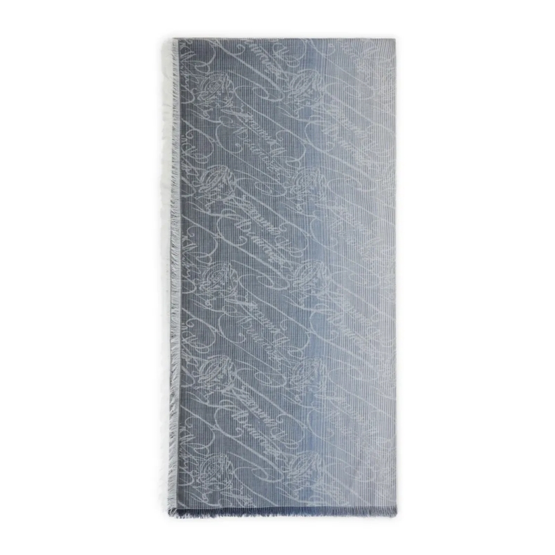 Berluti Écharpe légère Wool-Silk Blend Scarf Blue