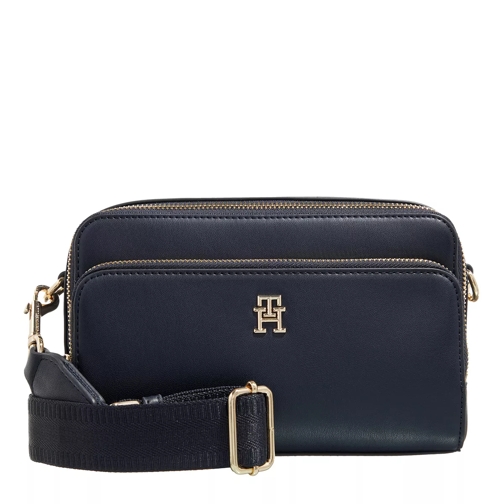 Tommy Hilfiger Iconic Tommy Camera Bag Solid Space Blue Marsupio per fotocamera