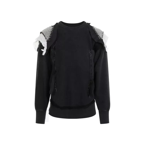 Maison Margiela Charcoal Grey Cotton Sweatshirt Grey 