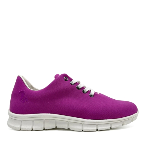 thies lage-top sneaker thies ® Cottonrunner fuchsia | vegan aus Biobaumwo mehrfarbig