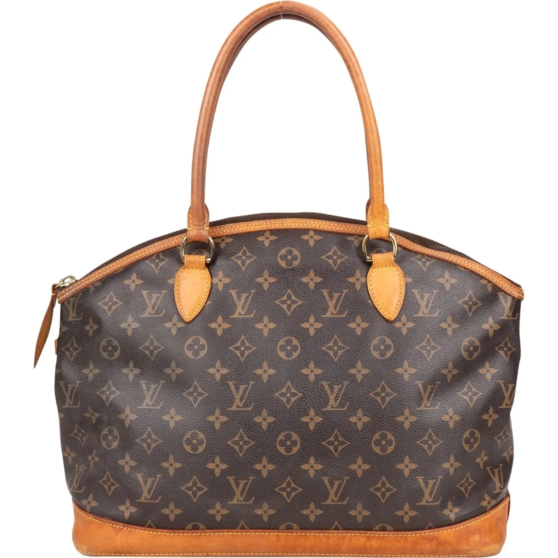 Louis Vuitton Tote Louis Vuitton Canvas Monogram Lockit Horizontal Ha braun
