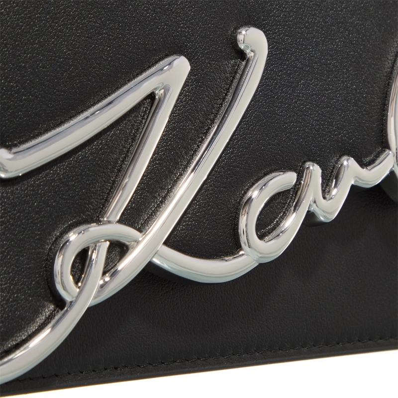 Karl Lagerfeld Satchel K/Signature 2.0 Sm Crossbody Black(Image 5)
