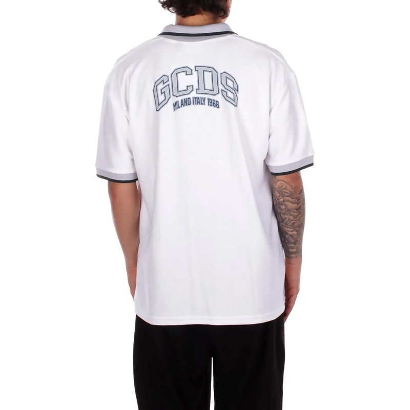 Gcds Poloshirt T-Shirts And Polos White Green weiß(Image 4)