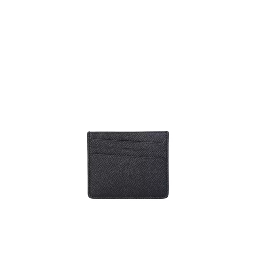 Maison Margiela Leather Cardholder Black Porta carte di credito