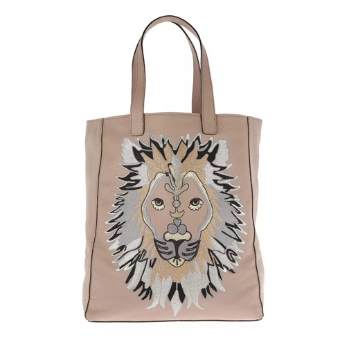Abro Adria Leather Shopping Bag Tourmaline Rymlig shoppingväska