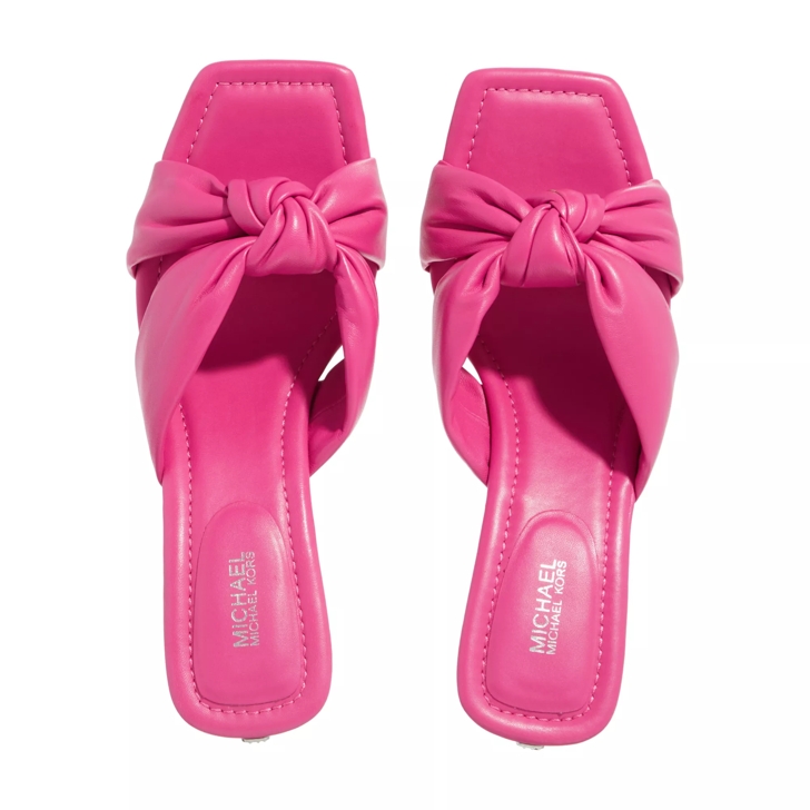 Hot pink michael kors sandals clearance