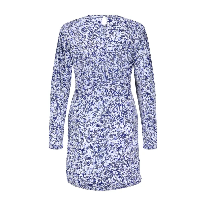 Isabel Marant  Kleid Dulce mit All-Over Print Blau (Image 2)