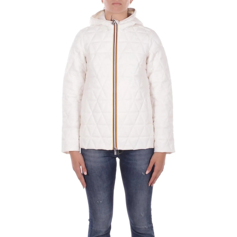K-Way Übergangsjacke Coats White Gardenia weiß