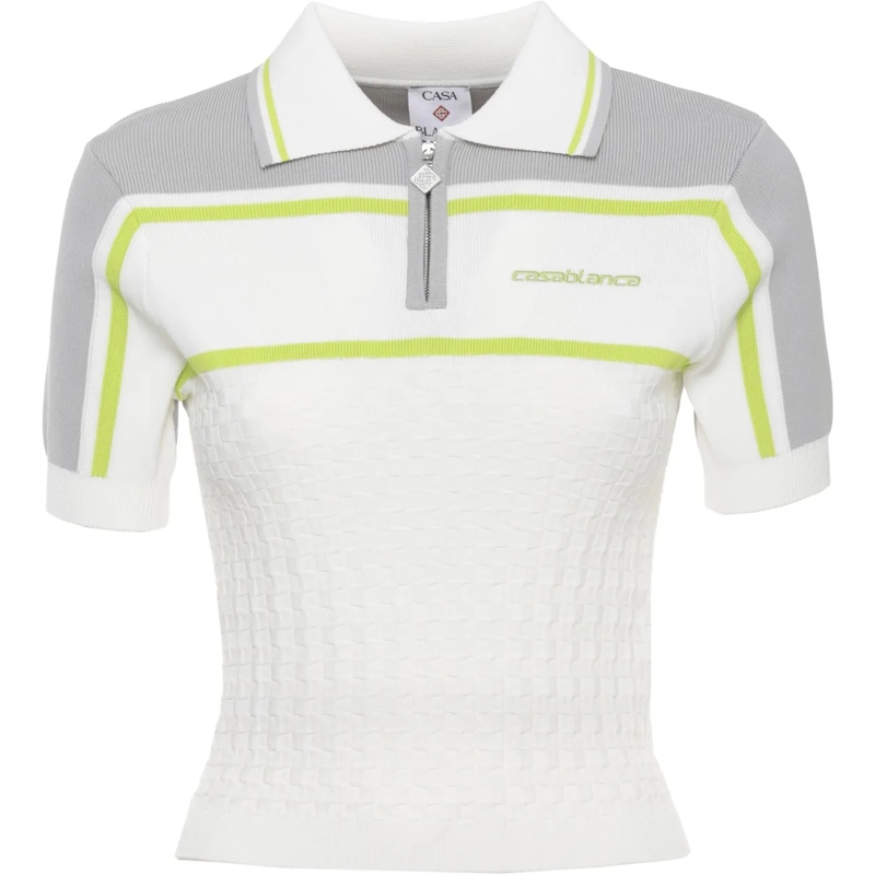 Casablanca Polo T-Shirts And Polos White weiß