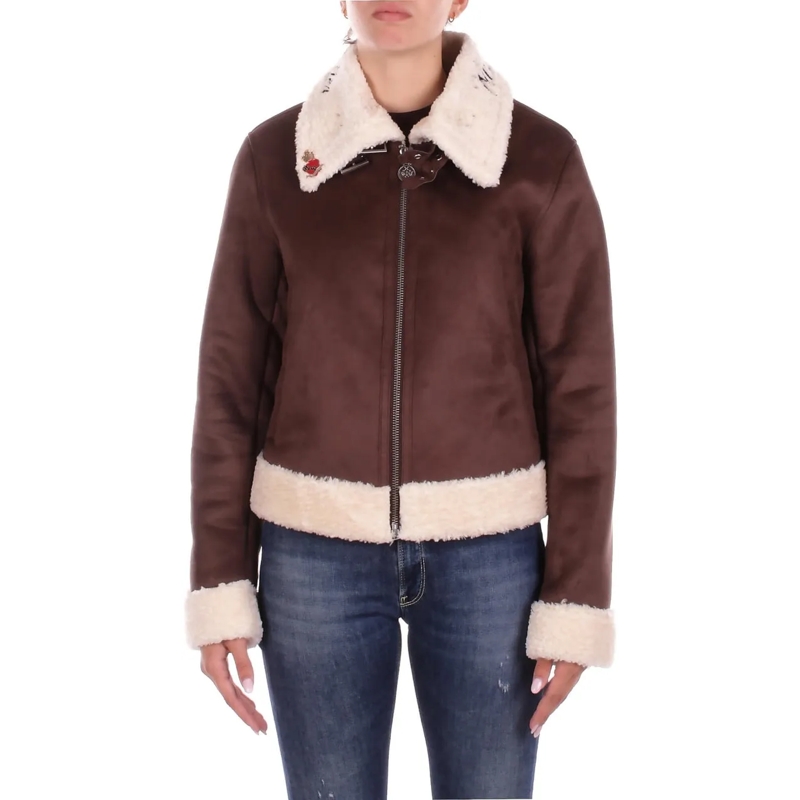 John Richmond Übergangsjacke Coats Brown braun