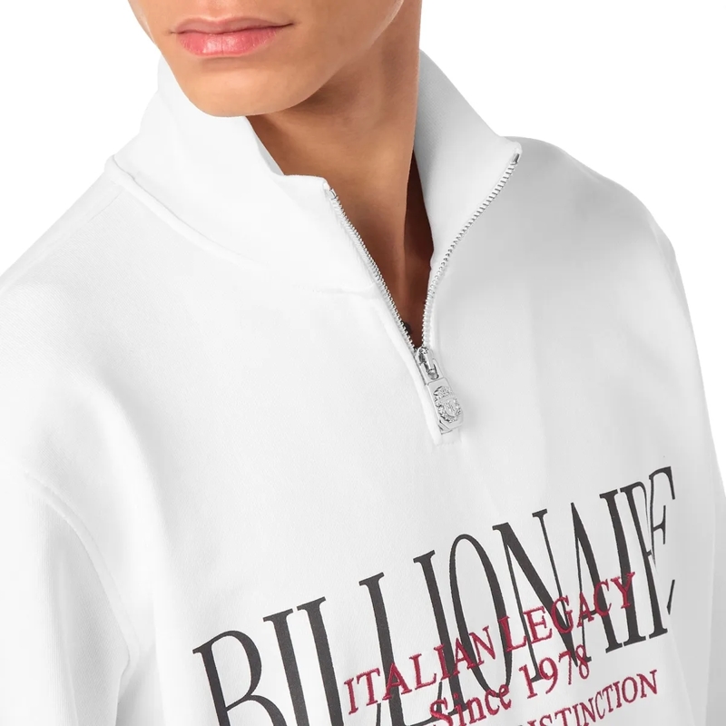 BILLIONAIRE Top Sweatshirt weiss(Image 4)