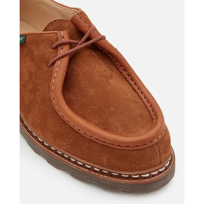Paraboot Bootsschuhe Michael Suede Lace-Up Loafer Brown (Image 4)
