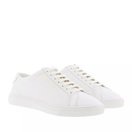 Saint Laurent Andy Sneakers Leather White Low-Top Sneaker