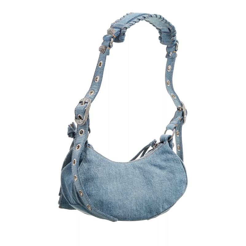 Balenciaga Crossbody Bag Le Cagole XS Shoulder Bag Denim Blue(Image 4)