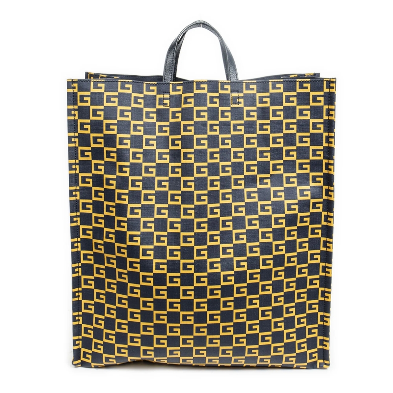 Gucci Crossbody Bag Large Square G Open Tote marineblau