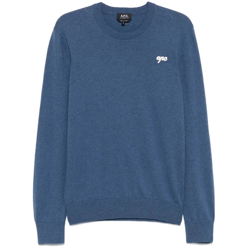 A.P.C.  knitwear blauw blau