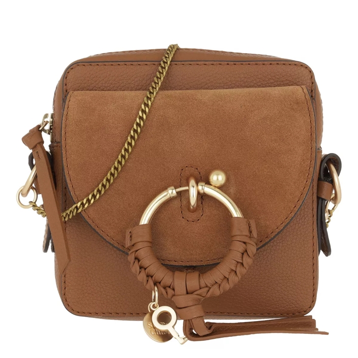 See By Chloe Joan Camera Bag Leather Caramello Mini Tas