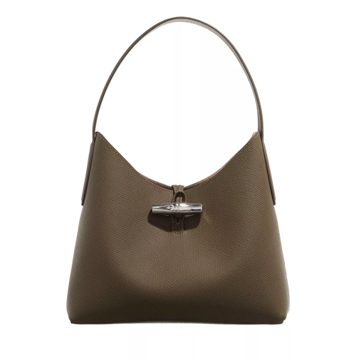 Longchamp Roseau Shoulder bag M Khaki Hobo Bag
