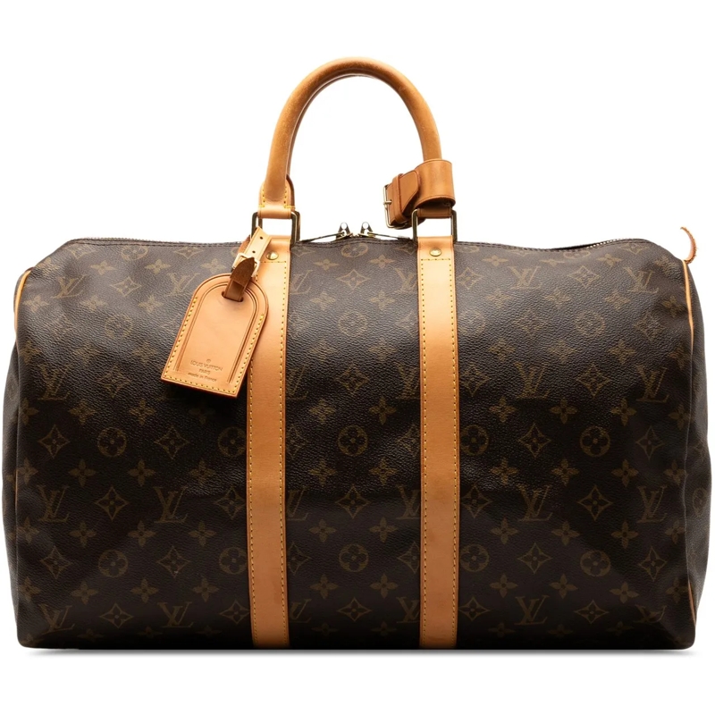Louis Vuitton Sac week-end Monogram Keepall 45 braun