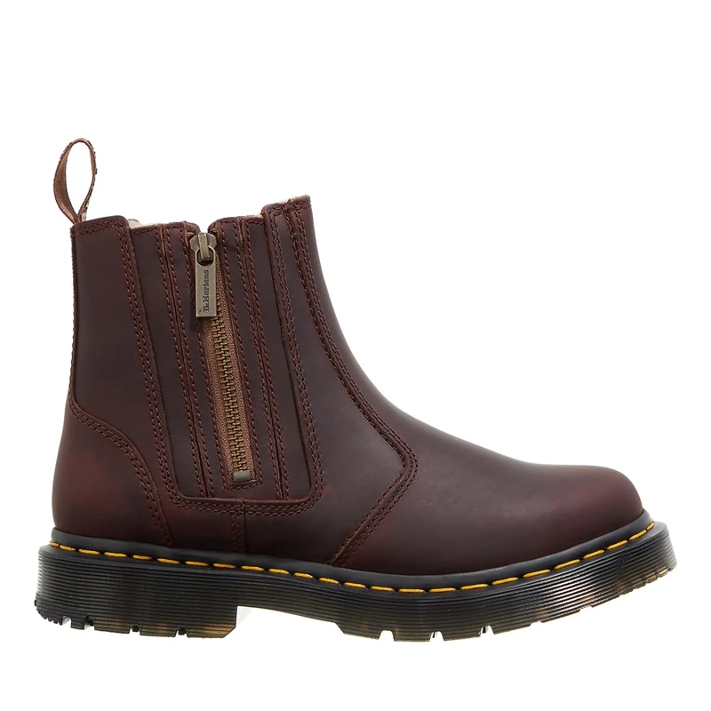 Dr. Martens Chelsea Boots 2976 Alyson w/zips Dark Brown