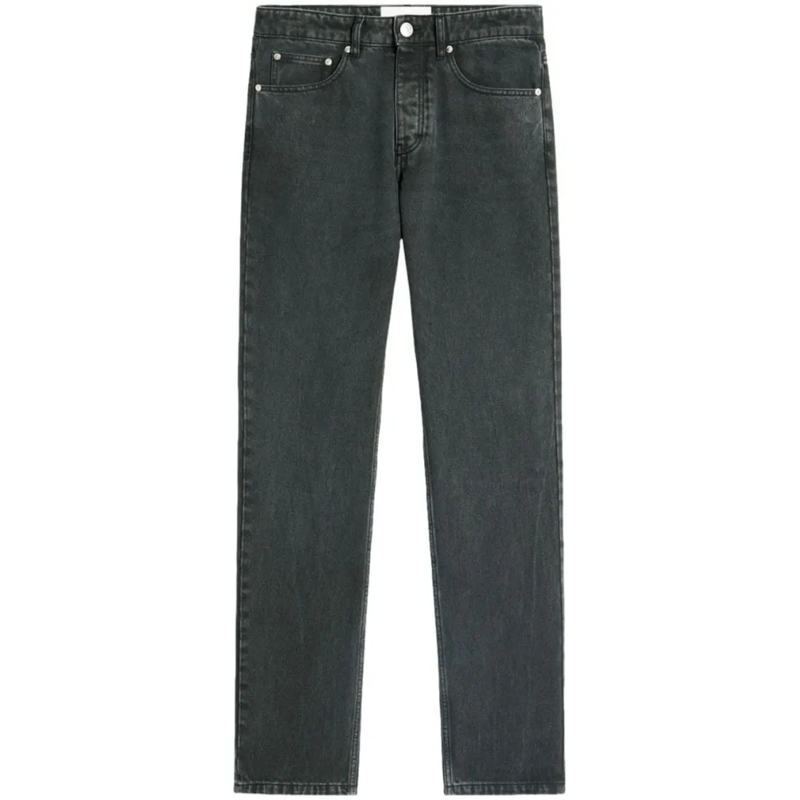AMI Paris Jeans Black Classic Fit Jeans Black