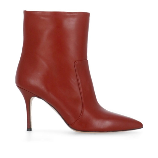 The Seller Stiefel Leather Ankle Boots Red