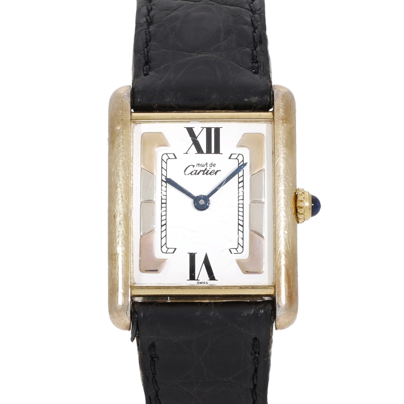 Cartier Automatikuhr Tank Weiß