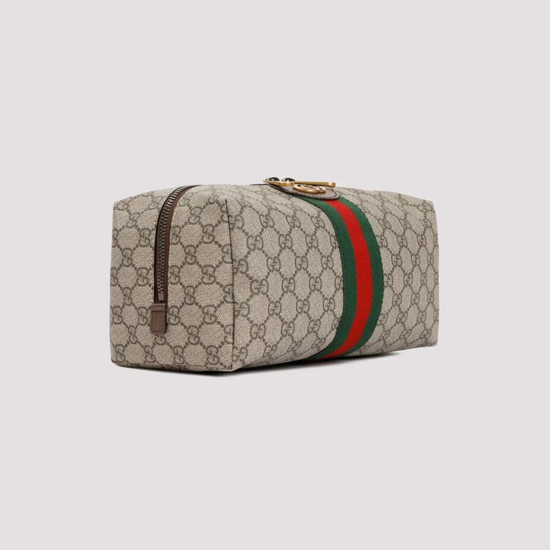 Gucci Pochettes Toiletry Case in grijs