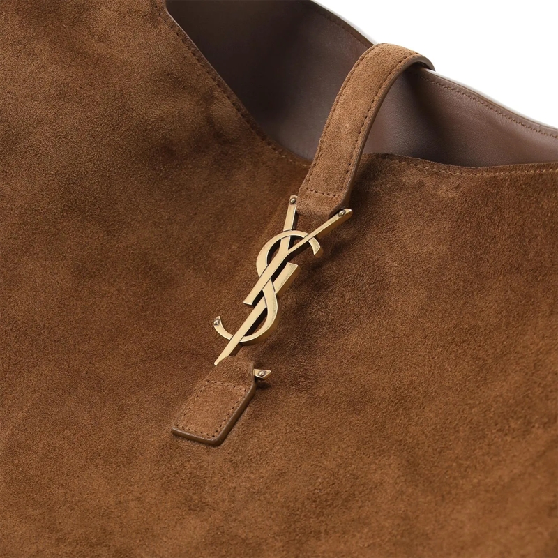 Saint Laurent Crossbody Bag Shopper Le 5 à 7 aus Veloursleder braun(Image 4)