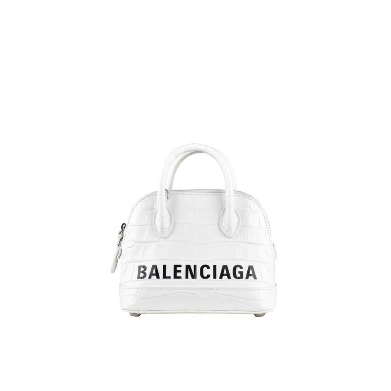 Balenciaga Schultertasche Ville Handbag White