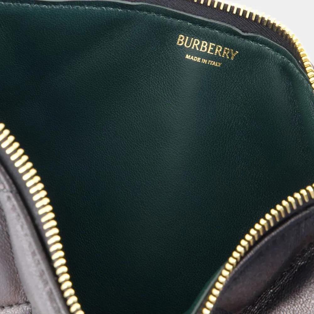 Burberry Hobo bags Rocking Pouch Leather Black in zwart