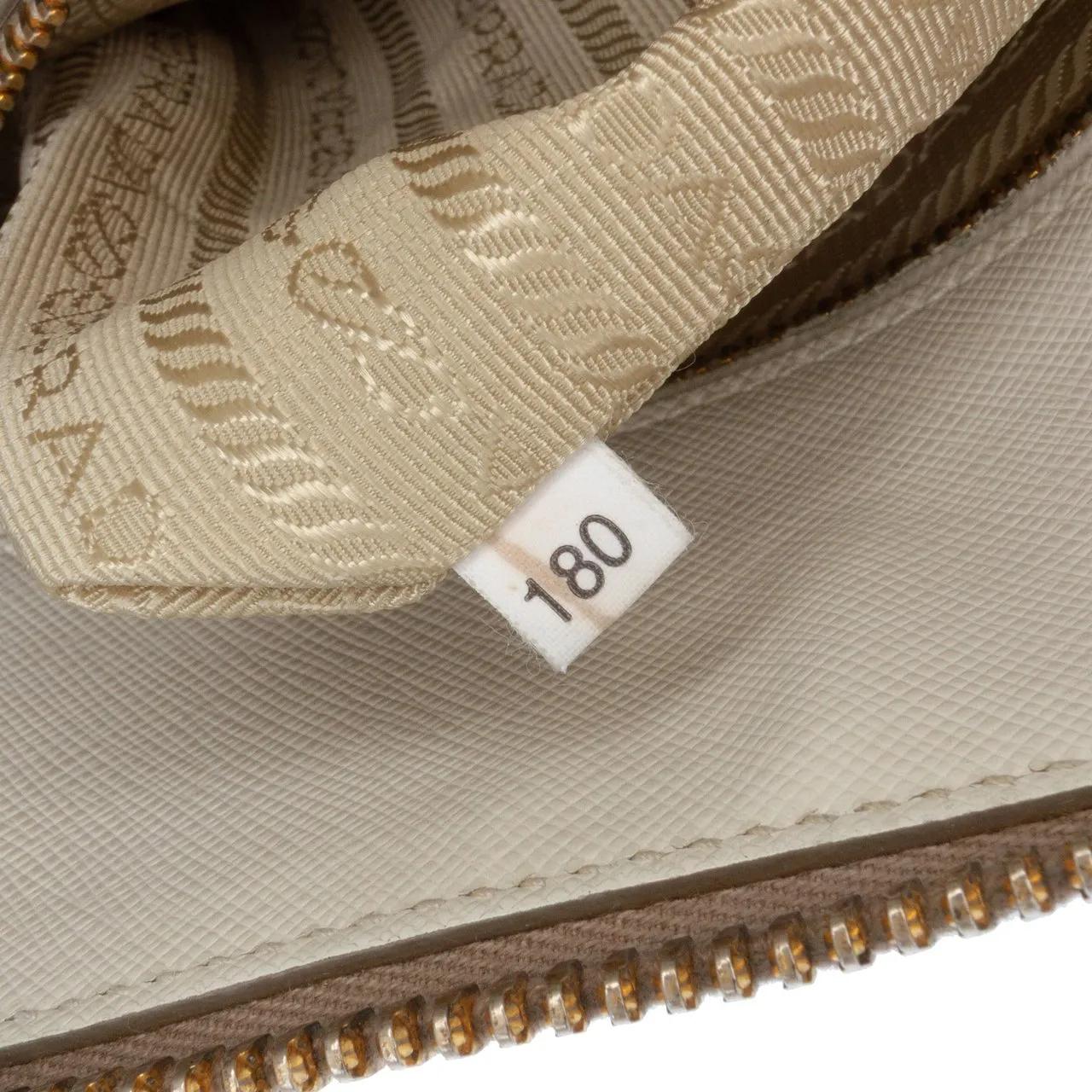 Thumbnail - Prada Hobo Bags - Medium Bicolor Saffiano Lux Promenade Satchel - Gr. unisize - in Grau - für Damen