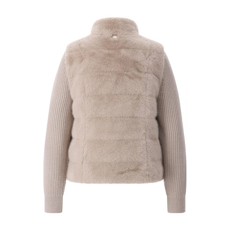 Duno Veste de transition Jacke Nila Pejo mit Strickärmeln beige(Image 2)