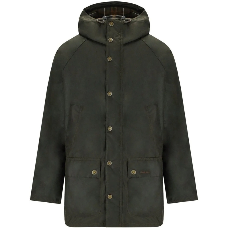 Barbour Parka Bedale Wax Olive Green Parka Green