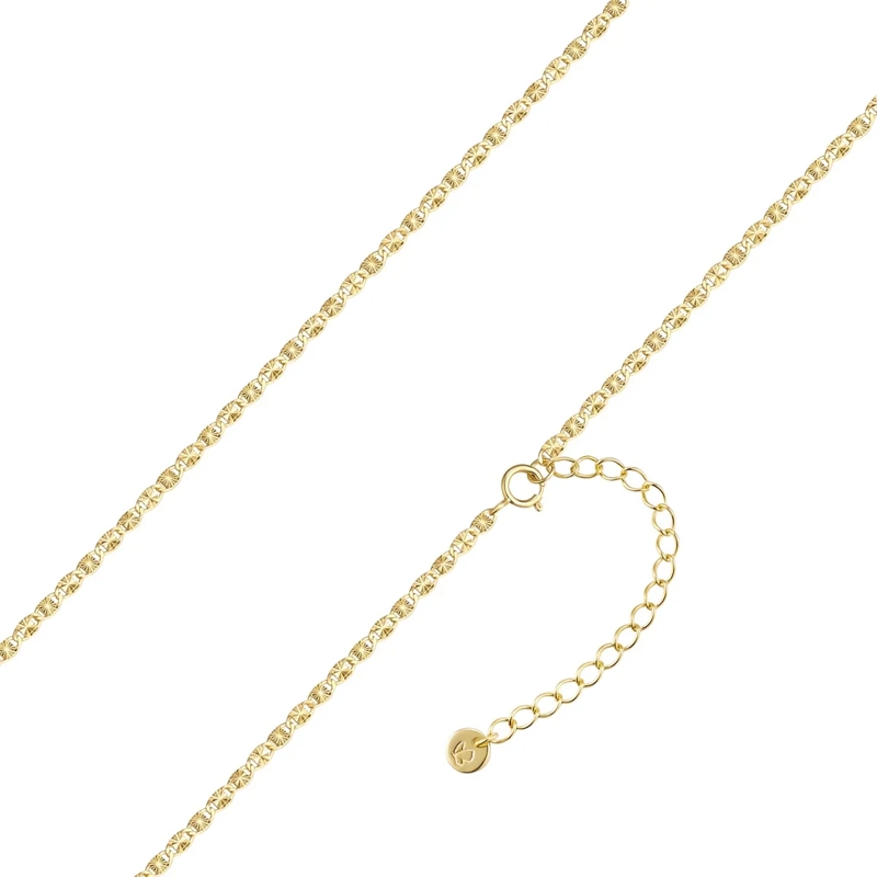 Glanzstücke München Mittellange Halskette Sterling Silber Halskette gold(Image 3)