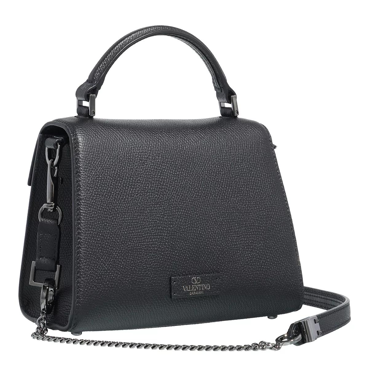 Valentino Garavani Satchels Woman Handle Bag in zwart