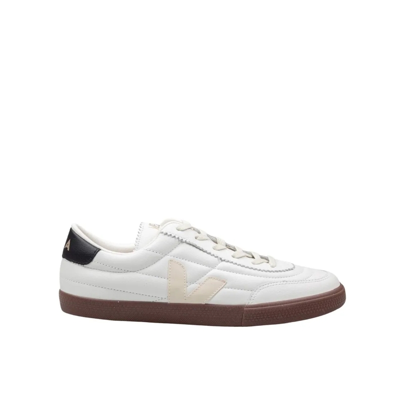Veja Low-Top-Sneaker Panenka Leather Sneakers In White And Cream White