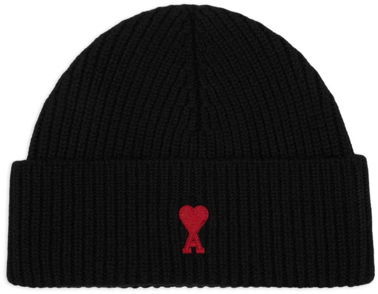 Thumbnail - AMI Paris Caps & Mützen - Hats Noir Rouge - Gr. ONE SIZE - in Schwarz - für Damen