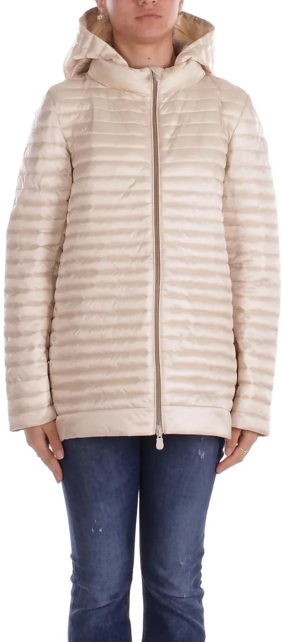 Thumbnail - Save the Duck - Alima' Beige Down Jacket - Größe 4 - beige