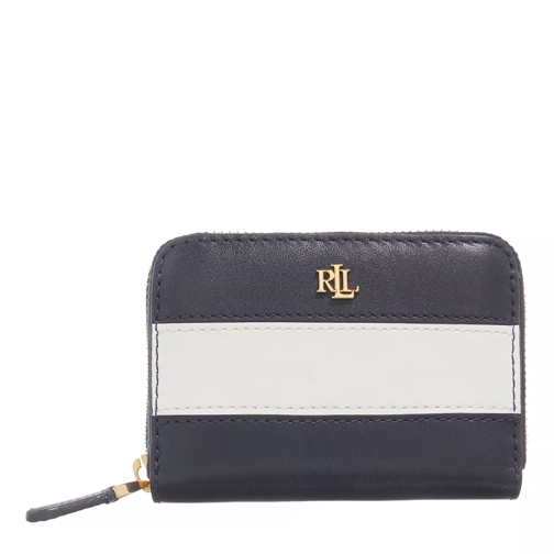 Lauren Ralph Lauren Sm Zip Wallet Small Refined Navy/White Stripe Portafoglio continental