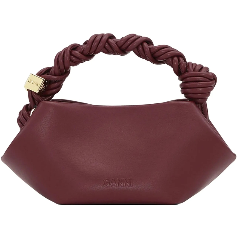 GANNI Tote Bags Burgundy braun(Image 2)