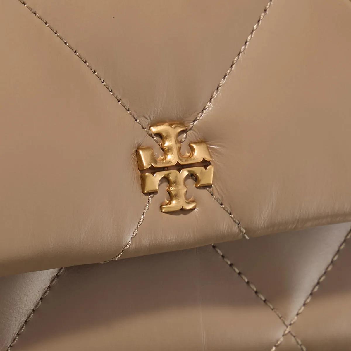 TORY BURCH Crossbody bags Kira Diamond Quilt Mini Flap Bag in taupe