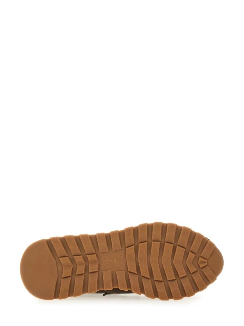 Thumbnail - Brunello Cucinelli Low-Top Sneaker - Suede Running Sneaker - Gr. 38 (EU) - in Braun - für Damen