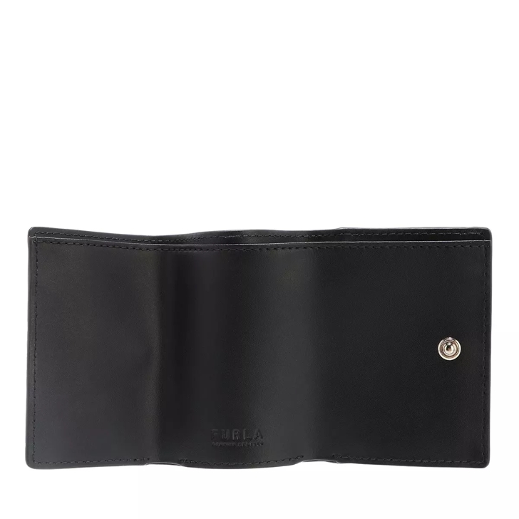 Furla Primula S Compact Wallet Nero | Tri-Fold Wallet