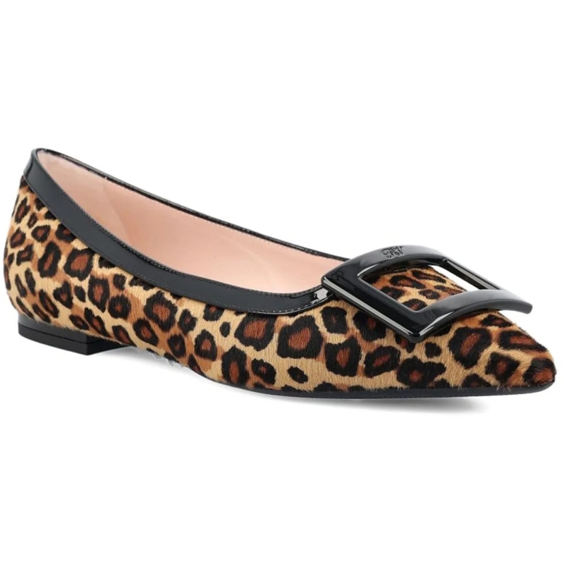 Roger Vivier Ballerinas Flat Shoes Brown braun