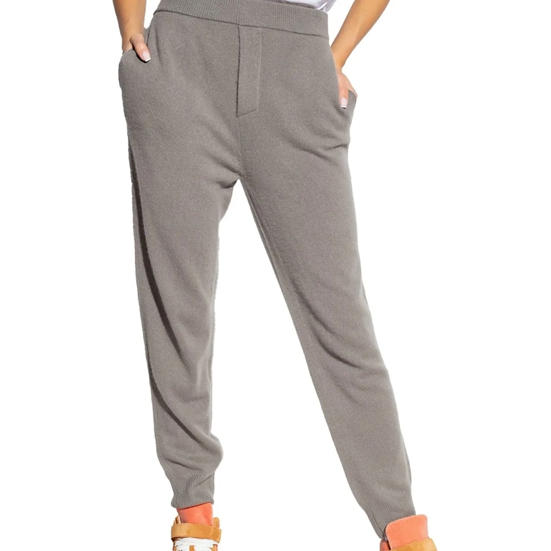Dsquared2  Logo Knitted Cashmere Joggers Track Pants grau (Image 4)