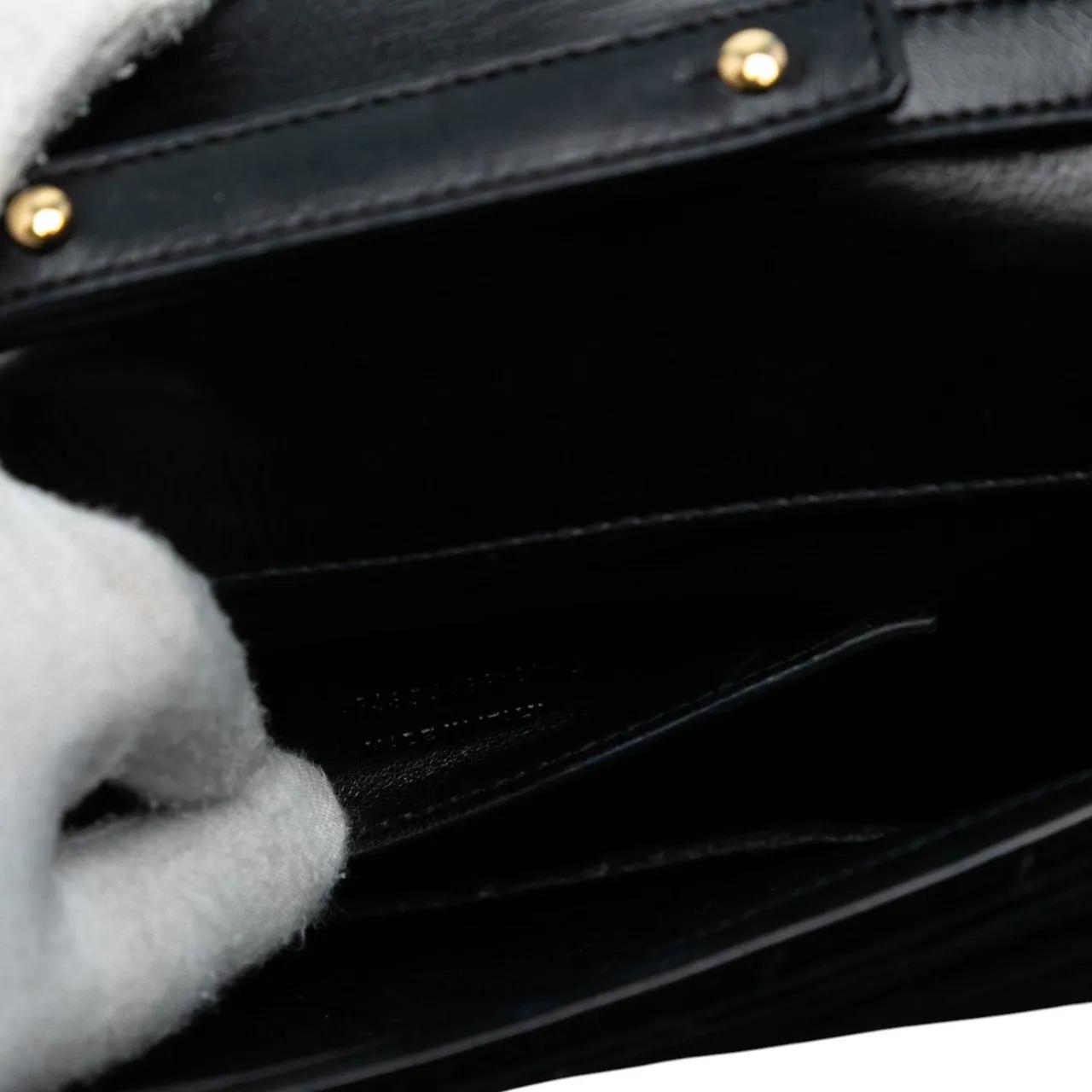 Thumbnail - Saint Laurent Hobo Bags - Medium Chevron Velvet Monogram Envelope Bag - Gr. unisize - in Schwarz - für Damen