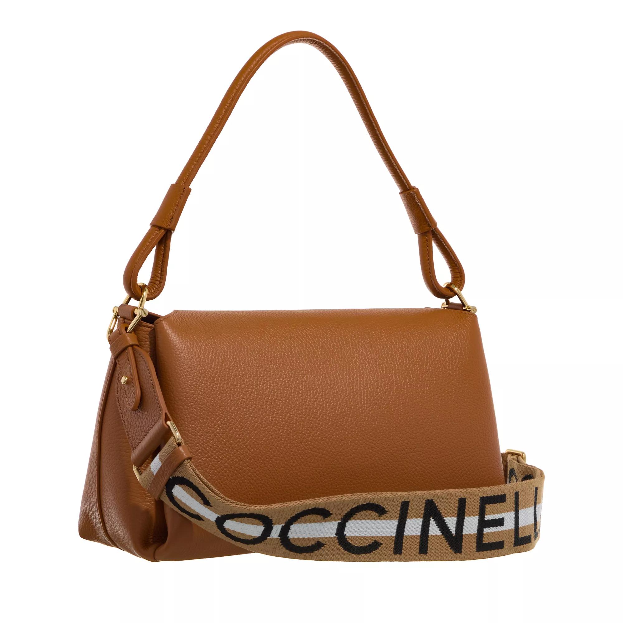 Coccinelle Satchels Eclyps Handbag in bruin