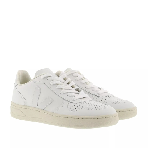 Veja V-10 Leather  Extra-White Low-Top Sneaker