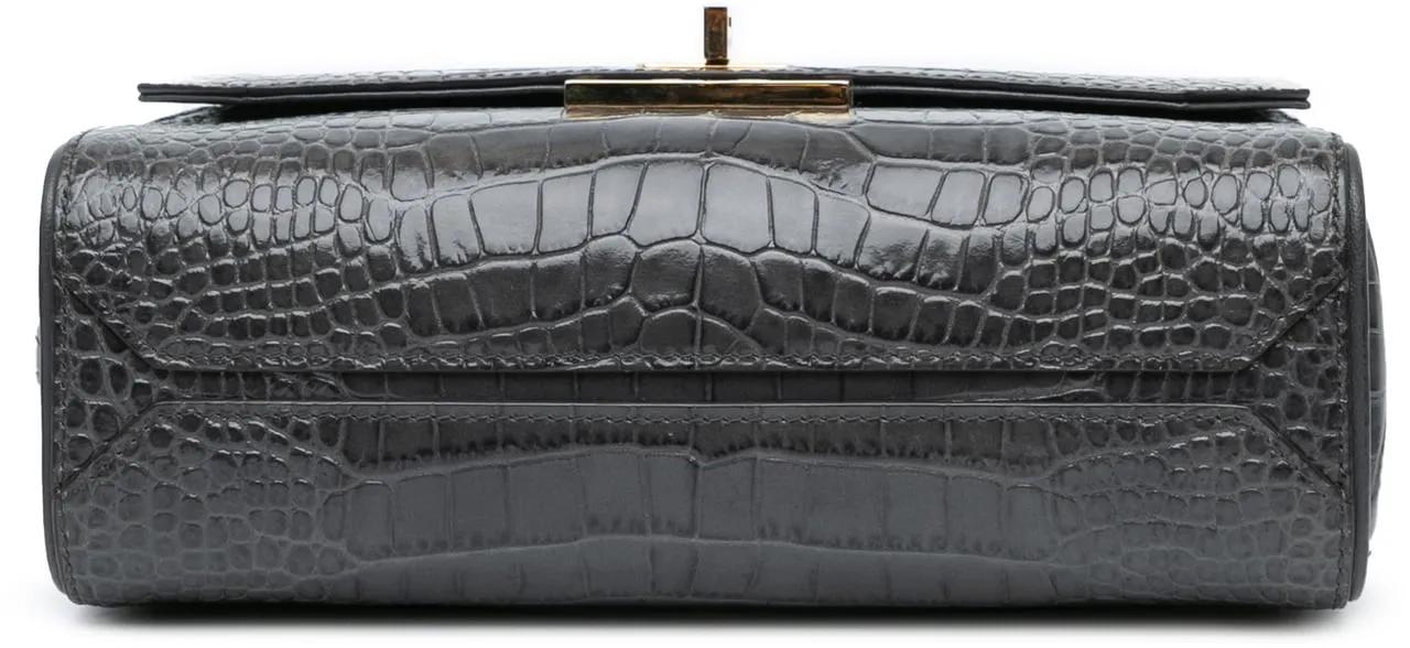Thumbnail - Givenchy Hobo Bags - 2019 Medium Croc Embossed Eden Crossbody - Gr. unisize - in Grau - für Damen